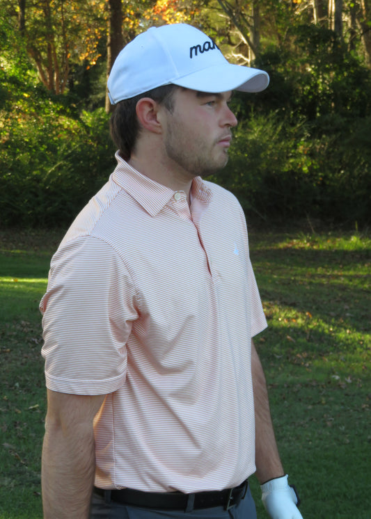 The Rhumb Line Polo — Mandarin Orange