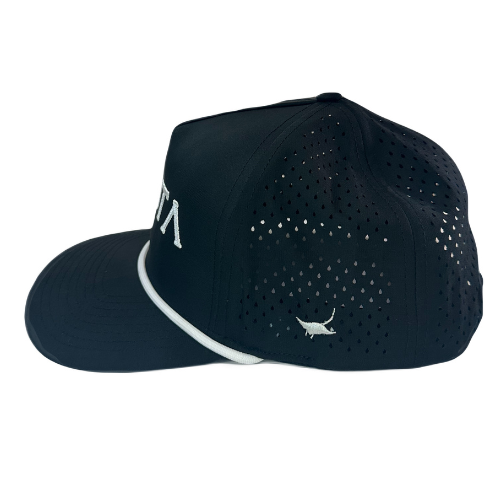 Black Manta Rope Hat