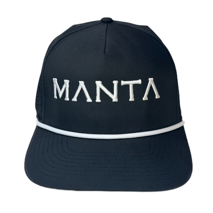 Black Manta Rope Hat