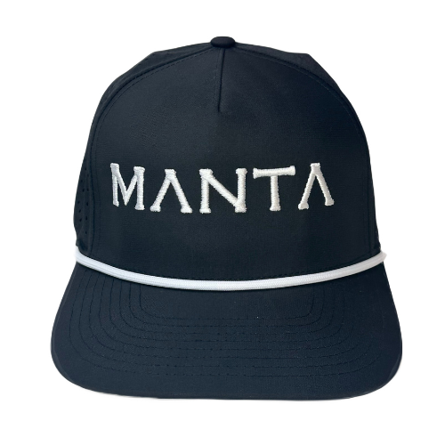 Black Manta Rope Hat