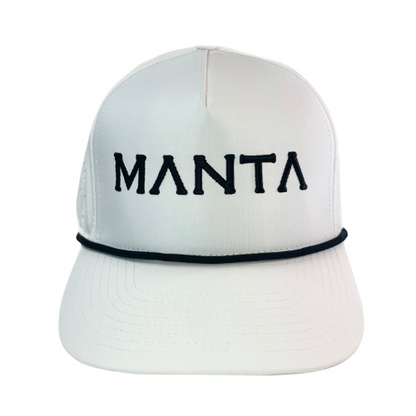 White Manta Rope Hat