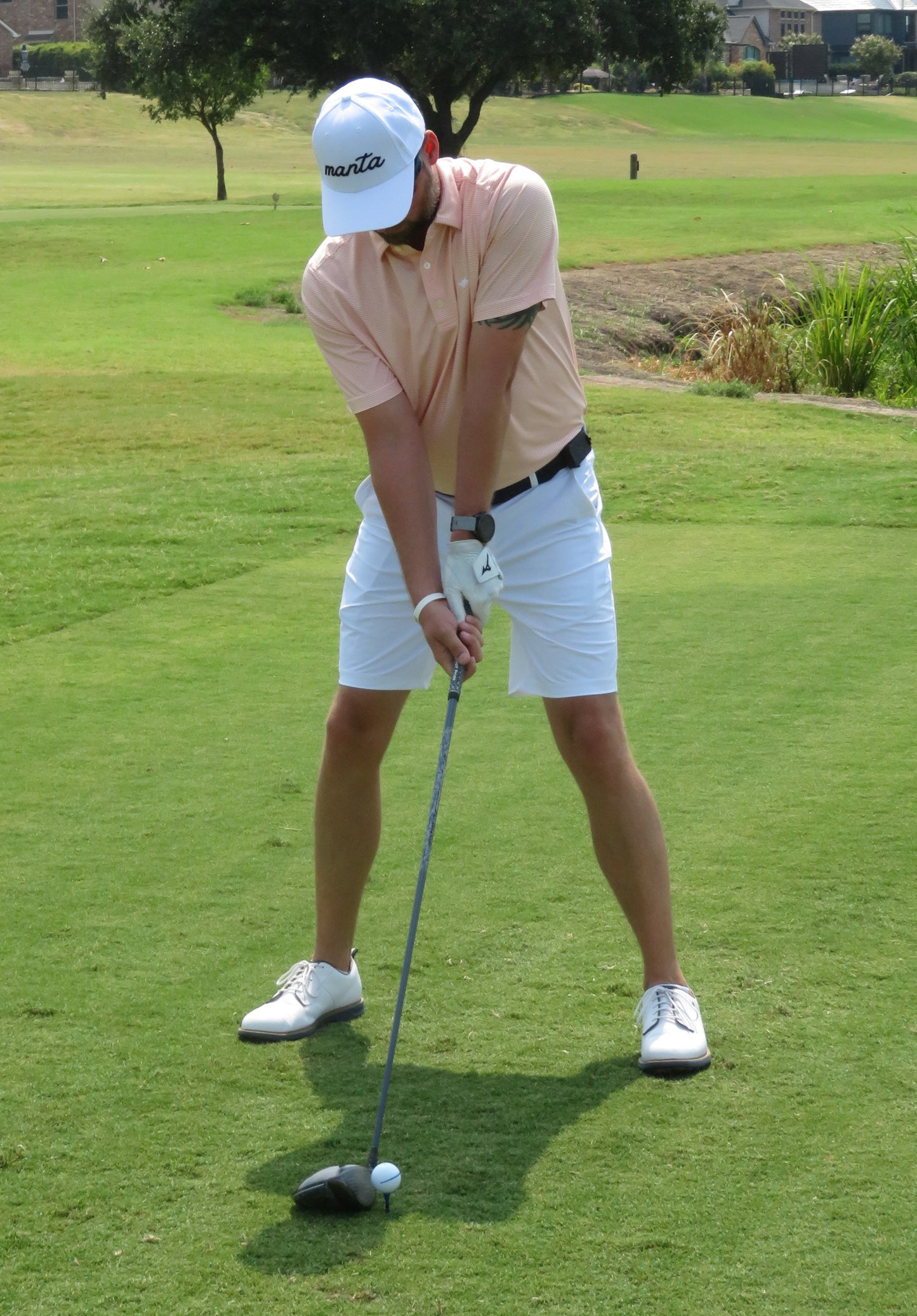 The Rhumb Line Polo — Mandarin Orange