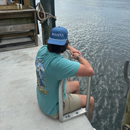 Bahamian Blue Manta Rope Hat