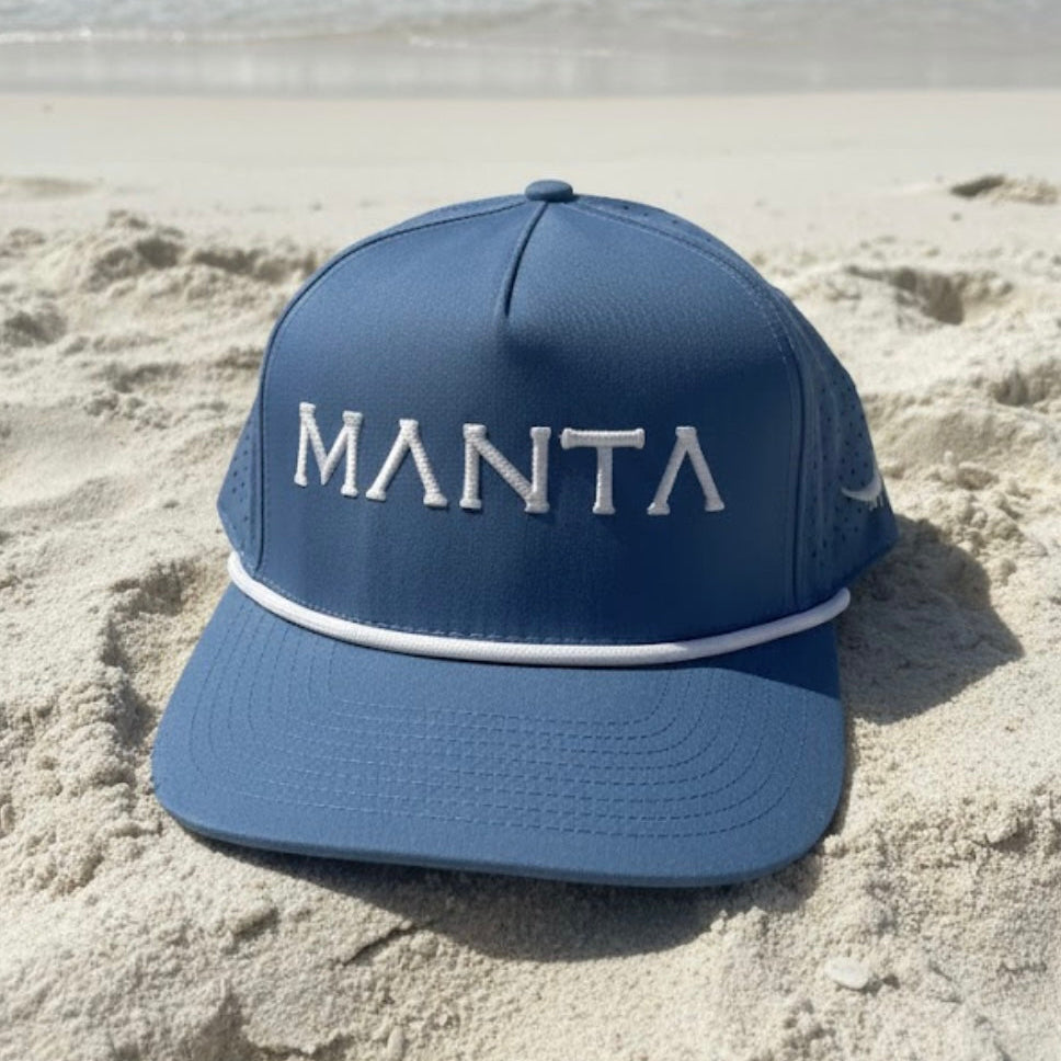 Bahamian Blue Manta Rope Hat
